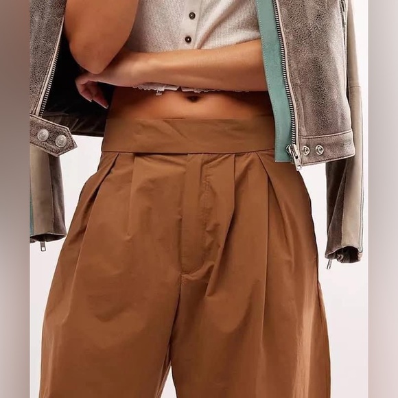 NWOT Free People Gabriette Barrel Trouser - Picture 5 of 5